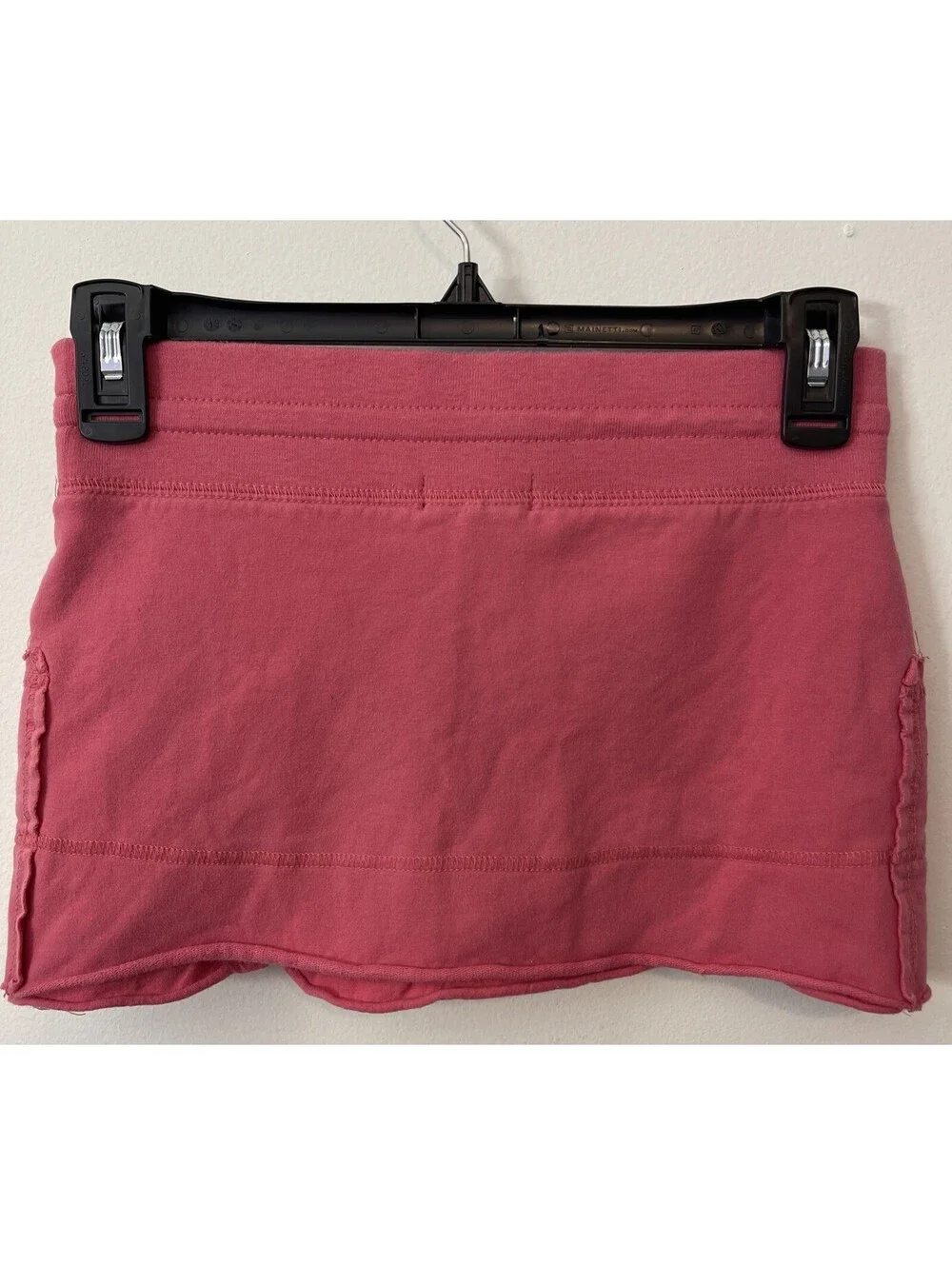 Ralph Lauren Girls Medium Pink Cotton-Blend Pull-On Cutoff Stretchy Skort! A5735